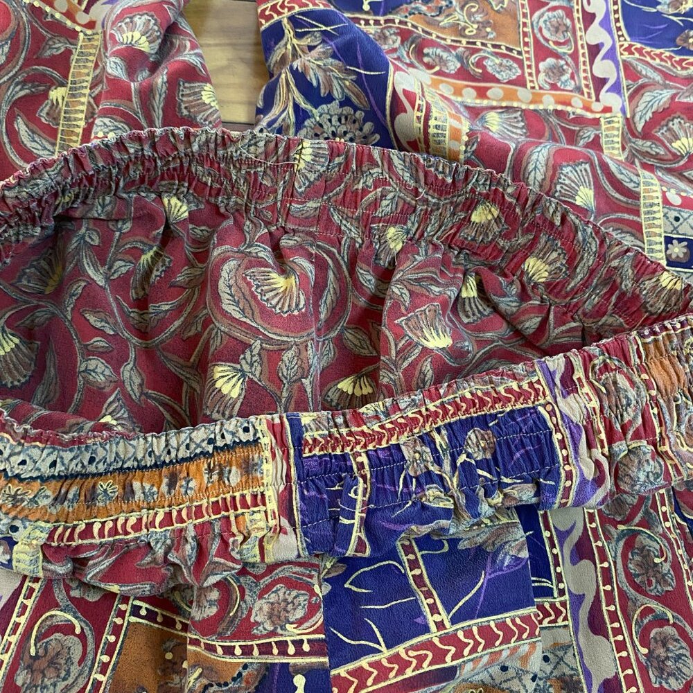 Boho Hippie Patchwork Pants Size Medium - image 5